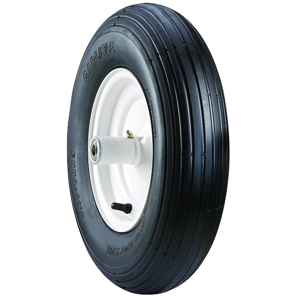 TIRE-WHEELBARROW, 4X6, 2 PLY 3.35" x13.7" x13.7"